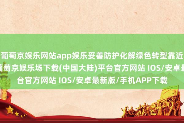 葡萄京娱乐网站app娱乐妥善防护化解绿色转型靠近的表里部风险挑战-葡萄京娱乐场下载(中国大陆)平台官方网站 IOS/安卓最新版/手机APP下载