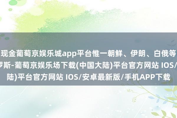 现金葡萄京娱乐城app平台惟一朝鲜、伊朗、白俄等少数几个国度援助俄罗斯-葡萄京娱乐场下载(中国大陆)平台官方网站 IOS/安卓最新版/手机APP下载