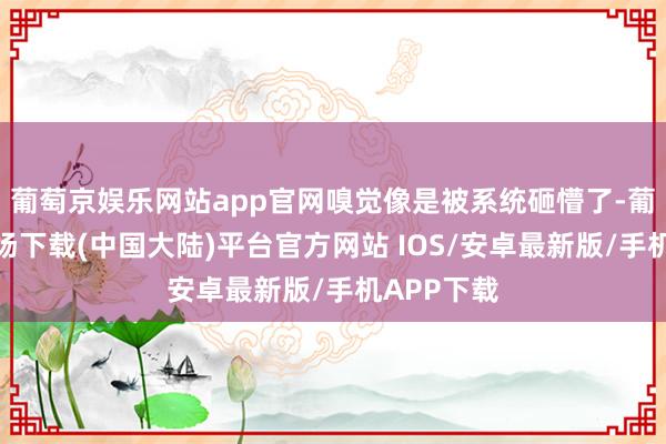 葡萄京娱乐网站app官网嗅觉像是被系统砸懵了-葡萄京娱乐场下载(中国大陆)平台官方网站 IOS/安卓最新版/手机APP下载