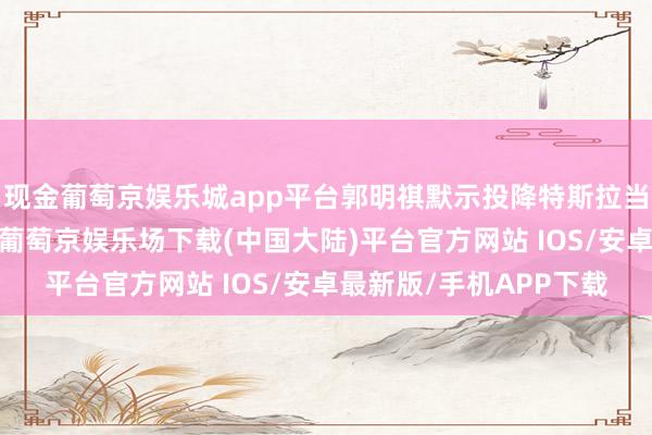 现金葡萄京娱乐城app平台郭明祺默示投降特斯拉当今只具备了硬件才略-葡萄京娱乐场下载(中国大陆)平台官方网站 IOS/安卓最新版/手机APP下载