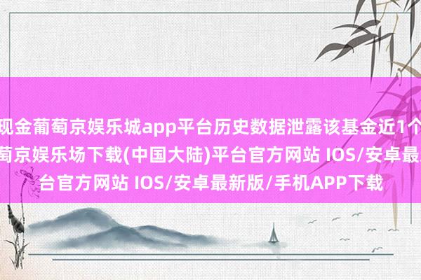 现金葡萄京娱乐城app平台历史数据泄露该基金近1个月高潮15.75%-葡萄京娱乐场下载(中国大陆)平台官方网站 IOS/安卓最新版/手机APP下载