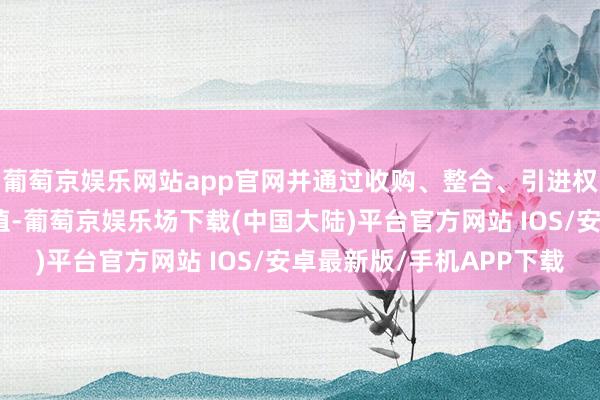 葡萄京娱乐网站app官网并通过收购、整合、引进权利等操作普及举座估值-葡萄京娱乐场下载(中国大陆)平台官方网站 IOS/安卓最新版/手机APP下载